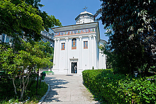 教堂,布加勒斯特,罗马尼亚,欧洲