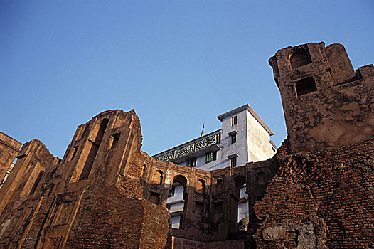 堡垒,局部,达卡,老城,孟加拉