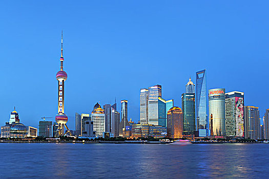 上海,浦东,陆家嘴,南外滩,夜景