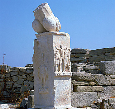 柱子,阿波罗,公元前4世纪,艺术家,未知