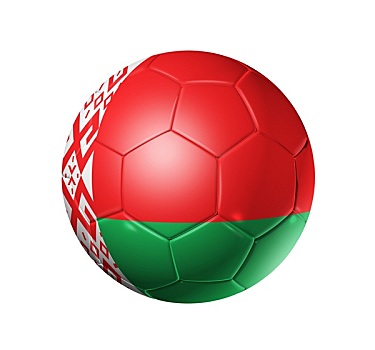 足球,球,白俄罗斯,旗帜