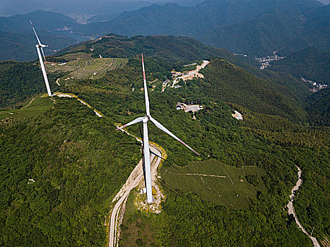 宁波白岩山电力风车