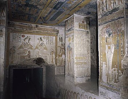 拉美西斯二世神庙,帝王谷,底比斯,埃及