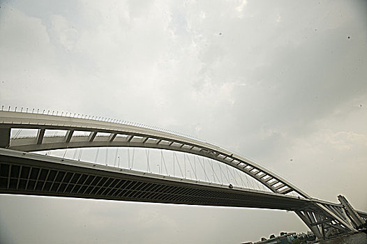 上海黄浦江卢浦大桥世博园