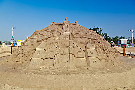 辽宁省锦州市世界博览园沙雕建筑景观