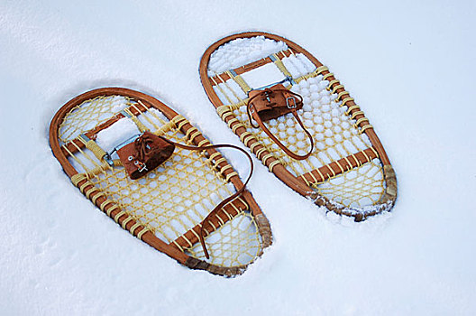 雪地鞋,雪中