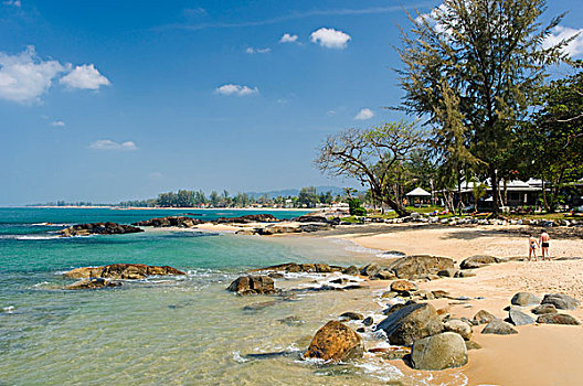 沙滩,皮质带,海滩,安达曼海,泰国,亚洲
