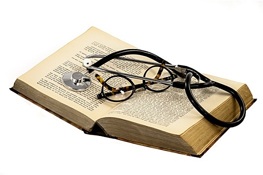 眼镜,书