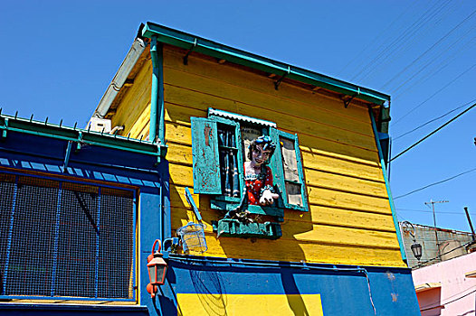 阿根廷,布宜诺斯艾利斯,彩色,房子