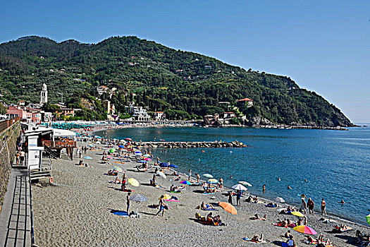 海滩,五渔村,拉斯佩齐亚省,利古里亚,意大利,欧洲