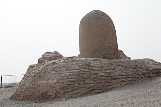 新疆若羌,米兰古城遗址西大寺
