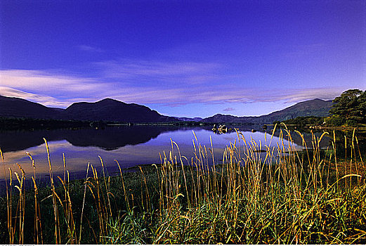 湖,风景,天空,基拉尼国家公园,爱尔兰
