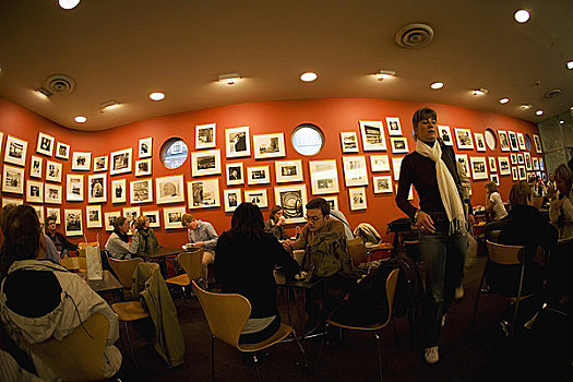 咖啡,古根海姆博物馆,画廊,纽约,美国