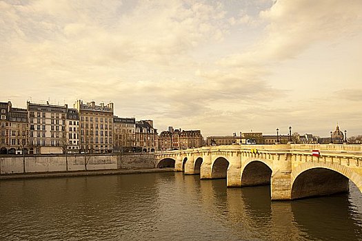 巴黎新桥,塞纳河,巴黎四区,巴黎,法兰西岛,法国