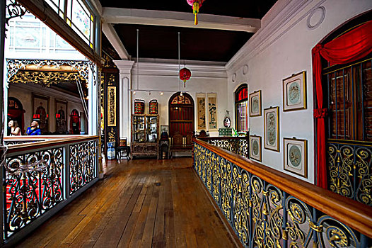 建筑,室内,家,19世纪,殖民地,槟城,马来西亚