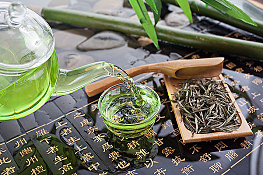 茶葉，茶水