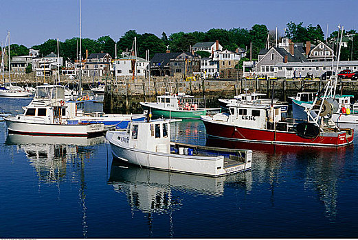 渔村,石头港,马萨诸塞,美国