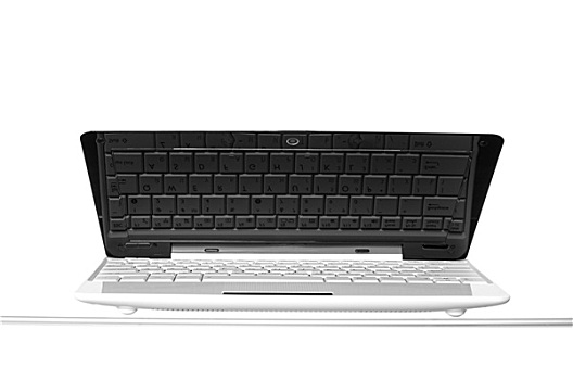 笔记本电脑,白色背景,背景