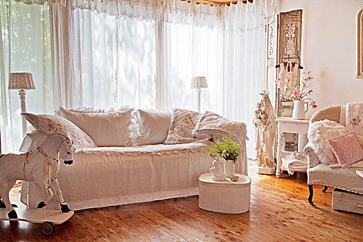 散落,垫子,白色背景,沙发,室内