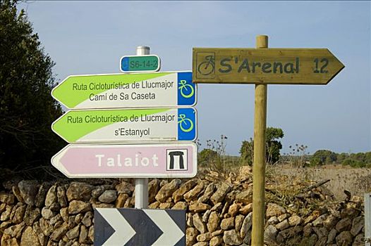 交通标志,马略卡岛,西班牙