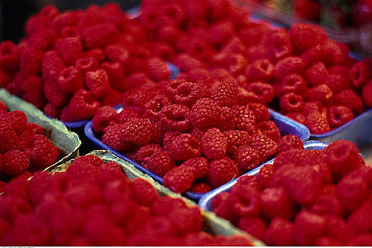 篮子,树莓,格兰威尔岛,岛,温哥华,不列颠哥伦比亚省,加拿大