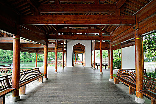 苏州园林古典长廊