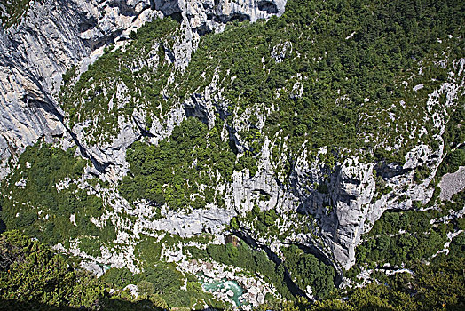 凡尔登峡谷,冲沟,自然保护区,普罗旺斯,法国