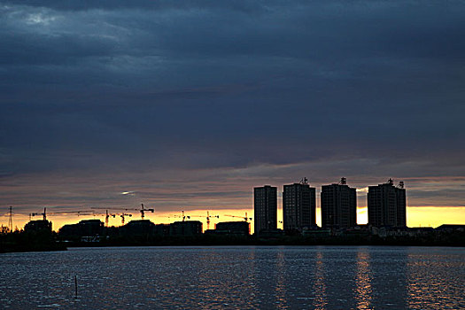 大庆,万宝湖