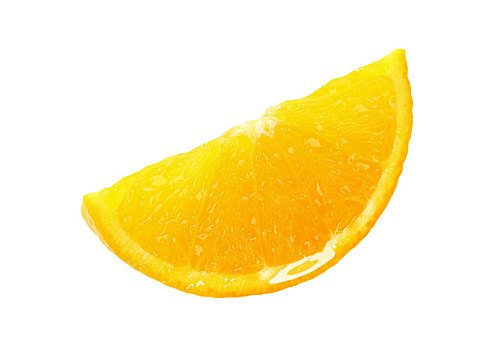 一个,橙子,楔形