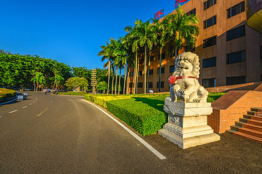石狮子,海南,儋州,新市委广场