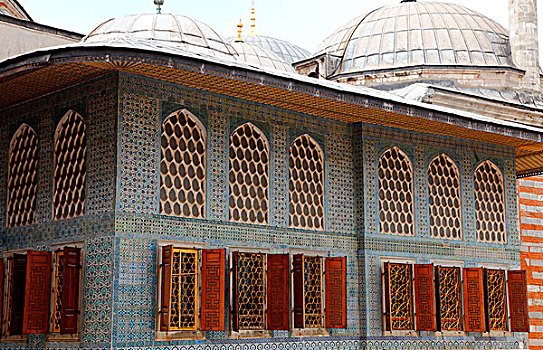 土耳其,伊斯坦布尔,市区,地区,藍色清真寺,宫殿,世界遗产