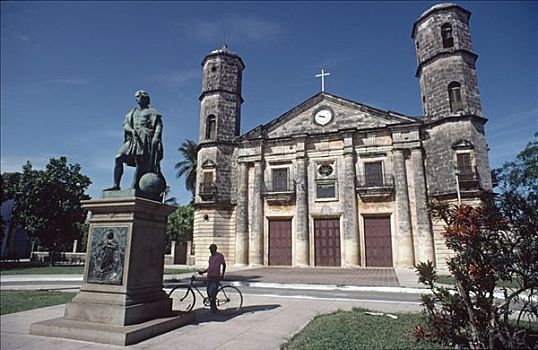 哥伦布,纪念,教堂,古巴