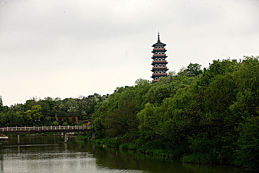 扬州,瘦西湖,文峰塔