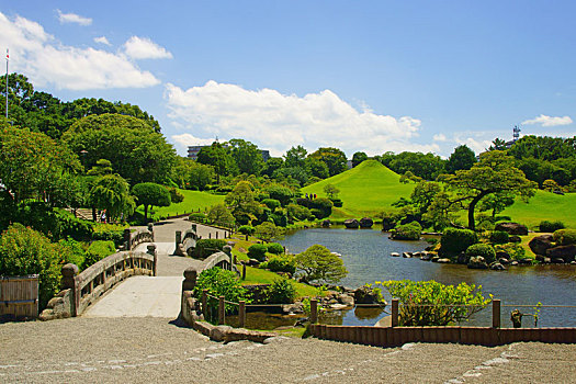 花园,熊本,日本