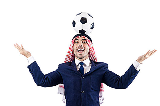 阿拉伯,商务人士,足球