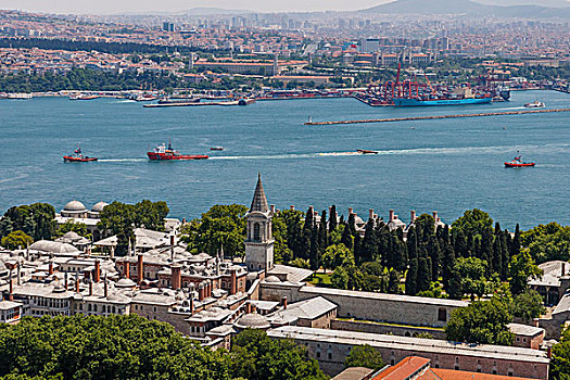 俯视,伊斯坦布尔,土耳其
