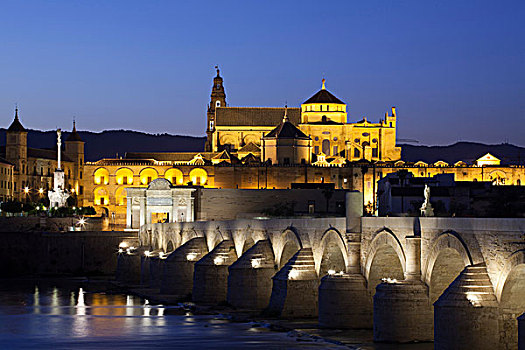 桥,背影,安达卢西亚,西班牙,欧洲