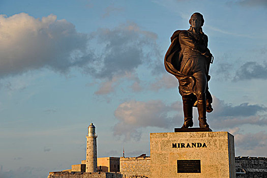 加勒比,古巴,哈瓦那,哈瓦那旧城,马雷贡,雕塑
