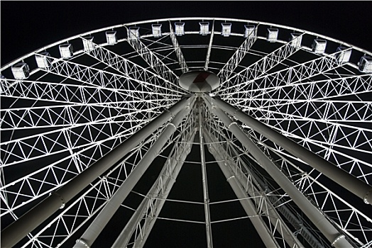 巨大,全景,轮子,布里斯班,澳大利亚,八月,2009年