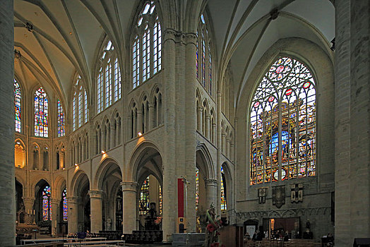 大教堂,布鲁塞尔,区域,比利时,欧洲