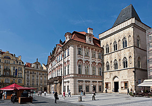 国家,画廊,老,城镇,布拉格,捷克共和国,欧洲