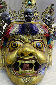 四川省博物馆,文物面具,藏传佛教