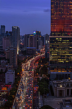 延安高架夜景