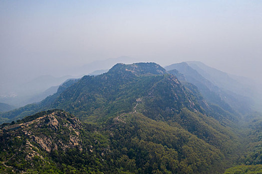 航拍蒙山国家森林公园