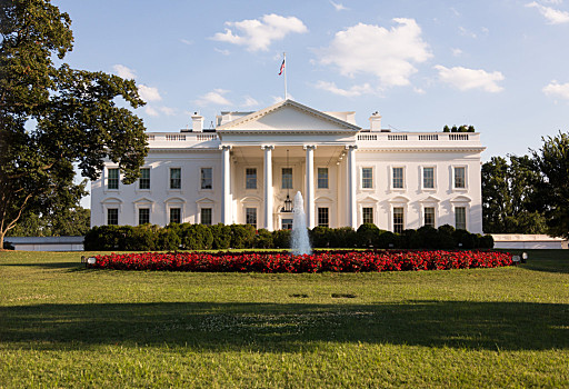 白宫 正门图片