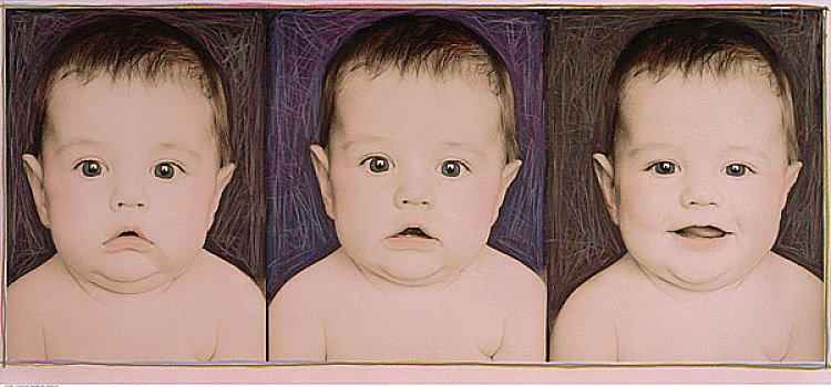 三件套,肖像,婴儿