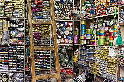 非洲,摩洛哥,缝纫,概念,店,麦地那
