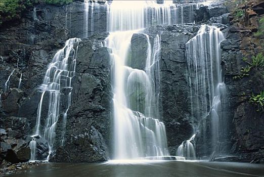瀑布,格兰扁区,国家公园,维多利亚,澳大利亚