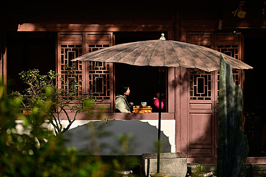 杭州玛瑙寺茶馆