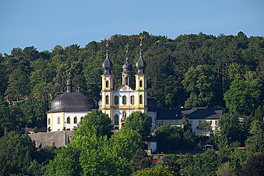 朝圣教堂,维尔茨堡,弗兰克尼亚,巴伐利亚,德国,欧洲